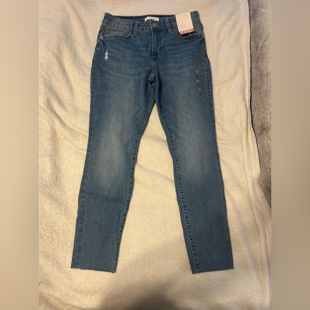 LC Lauren Conrad Women's Blue Skinny Jeans